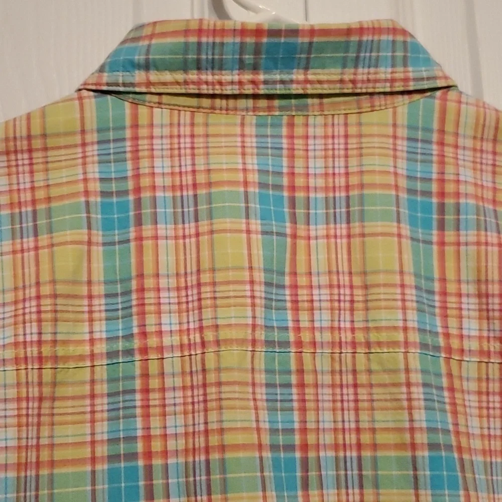 Twenty X Women's Tailored Fit Plaid Button Down Shirt Size Large - Picture 9 of 14
